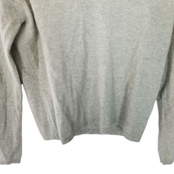 Monoprix Womens Cashmere Sweater Size M Quiet Luxury Classic Coastal Grandma - Picture 3 of 7